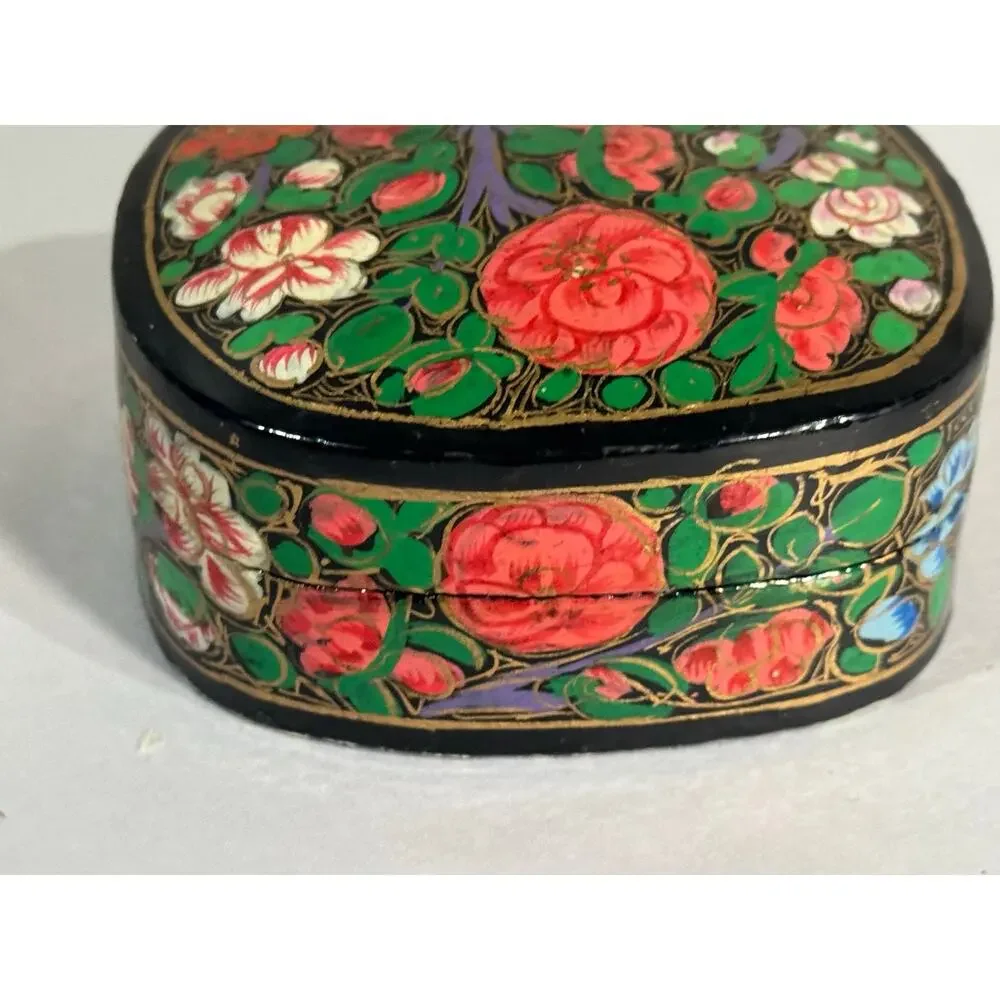 Kashmiri Papier-Mache Trinket Box Vibrant